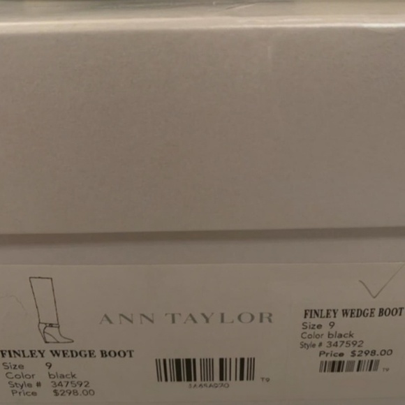 ANN TAYLOR FINLEY WEDGE BOOTS - Picture 5 of 5